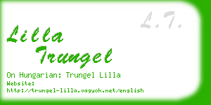 lilla trungel business card